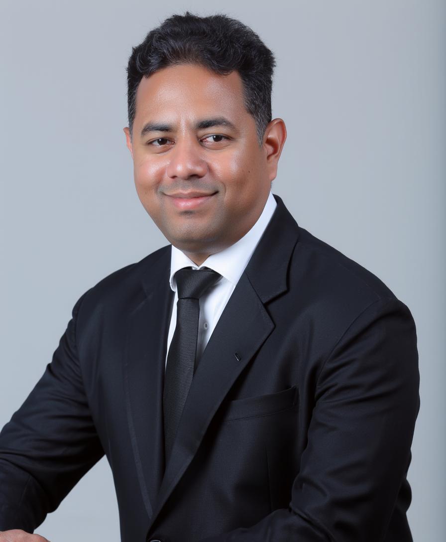 Portrait of Shihan Sheriff, author and founder of Money Master HQ